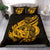 Polynesian Bedding Set - Samoa Duvet Cover Set Father And Son Gold - Polynesian Pride