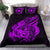 Polynesian Bedding Set - Marshall Islands Duvet Cover Set Father And Son Purple - Polynesian Pride