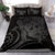 Hawaii Bedding Set - Hawaii Turtle Hibiscus Polynesian Vintage Bedding Set - Gray - Polynesian Pride