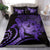 Hawaii Bedding Set - Hawaii Turtle Hibiscus Polynesian Vintage Bedding Set - Purple - Polynesian Pride