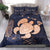 Personalized - Hawaii Polynesian Aloha Po Turtle Hibiscus Tropical Bedding Set - Indigo - Polynesian Pride