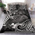 Guam Polynesian Bedding Set - White Shark Polynesian Tattoo White - Polynesian Pride