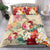 Hawaii Bedding Set - Hawaii Floral Turtle Bedding Set - Beige - Polynesian Pride