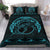 Hawaiian Polynesian Whale Bedding Set Blue - Polynesian Pride