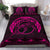 Hawaiian Polynesian Whale Bedding Set Pink - Polynesian Pride