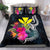 Polynesian Bedding Set - Hawaii Duvet Cover Set Tropical Flowers - Polynesian Pride