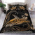 Turtle Polynesian Bedding Set Mix Hibiscus Gold Gold - Polynesian Pride