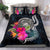 Polynesian Bedding Set - American Samoa Duvet Cover Set Tropical Flowers - Polynesian Pride