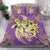 Hawaii Bedding Set - Hawaii Polynesian Turtle Hibiscus Bedding Set - Yellow - Polynesian Pride