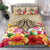 Hawaii Bedding Set - Hawaii Manta Ray Tropical Hibiscus Plumeria Polynesian Bedding Set - Polynesian Pride