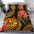 Polynesian Bedding Set - Tahiti Duvet Cover Set - Gold Plumeria - Polynesian Pride