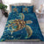 Hawaii Sea Turtle Water Color Travel Sea Bedding Set - Polynesian Pride