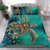 Hawaii Sea Turtle Water Color Travel Sea Bedding Set - AH - Green - Polynesian Pride