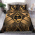 Guam Polynesian Bedding Set - Guam Gold Seal with Polynesian Tattoo - Polynesian Pride