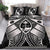 Guam Polynesian Bedding Set - Guam White Seal with Polynesian Tattoo Ver 01 White - Polynesian Pride