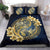 Hawaii Bedding Set - Hawaii Galaxy Yin Yang Turtle Shark Hibiscus Plumeria Bedding Set - Polynesian Pride