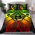 Guam Polynesian Bedding Set - Guam Reggae Seal with Polynesian Tattoo Reggae - Polynesian Pride