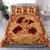 Hawaii Anchor Hibiscus Flower Vintage Bedding Set - AH - Red Orange - Polynesian Pride