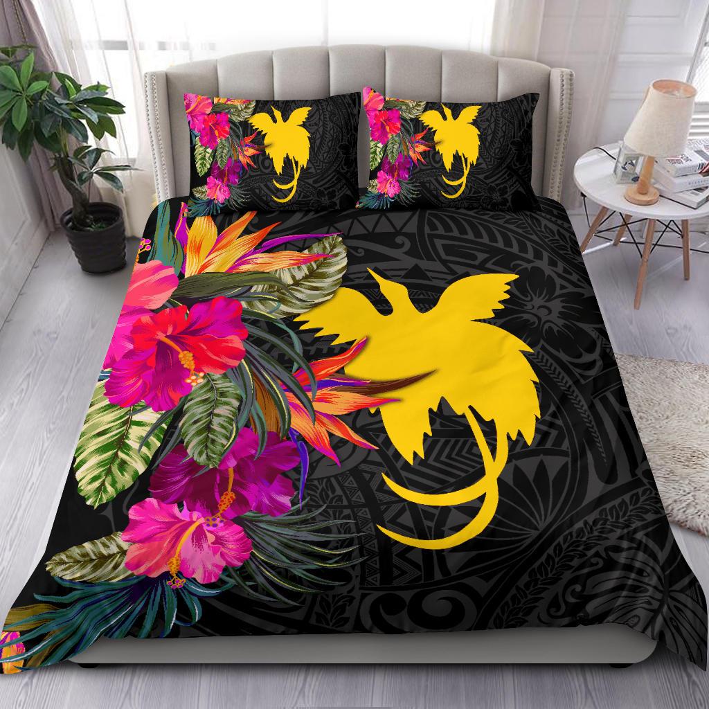 Papua New Guinea Bedding Set - Hibiscus Polynesian Pattern - Polynesian Pride