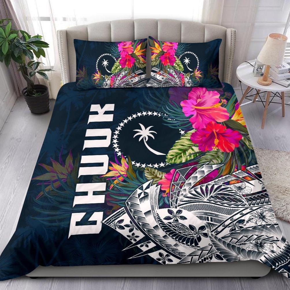 Chuuk Bedding Set - Chuuk Summer Vibes Blue - Polynesian Pride