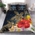 Personalized - Hawaii Honu Hibiscus Galaxy Bedding Set - Polynesian Pride