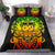 Samoa Polynesian Bedding Set - Tattoo Pattern With Seal Reggae - Polynesian Pride