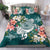 American Samoa Polynesian Bedding Set - Turtle with Plumeria - Polynesian Pride