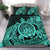 Hawaii Bedding Set - Hawaii Polynesian Turtle Bedding Set - Daria Style Turquoise - Polynesian Pride