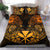 Polynesian Bedding Set - Hawaii (Kanaka Maoli) Duvet Cover Set - Gold Turtle Homeland - Polynesian Pride