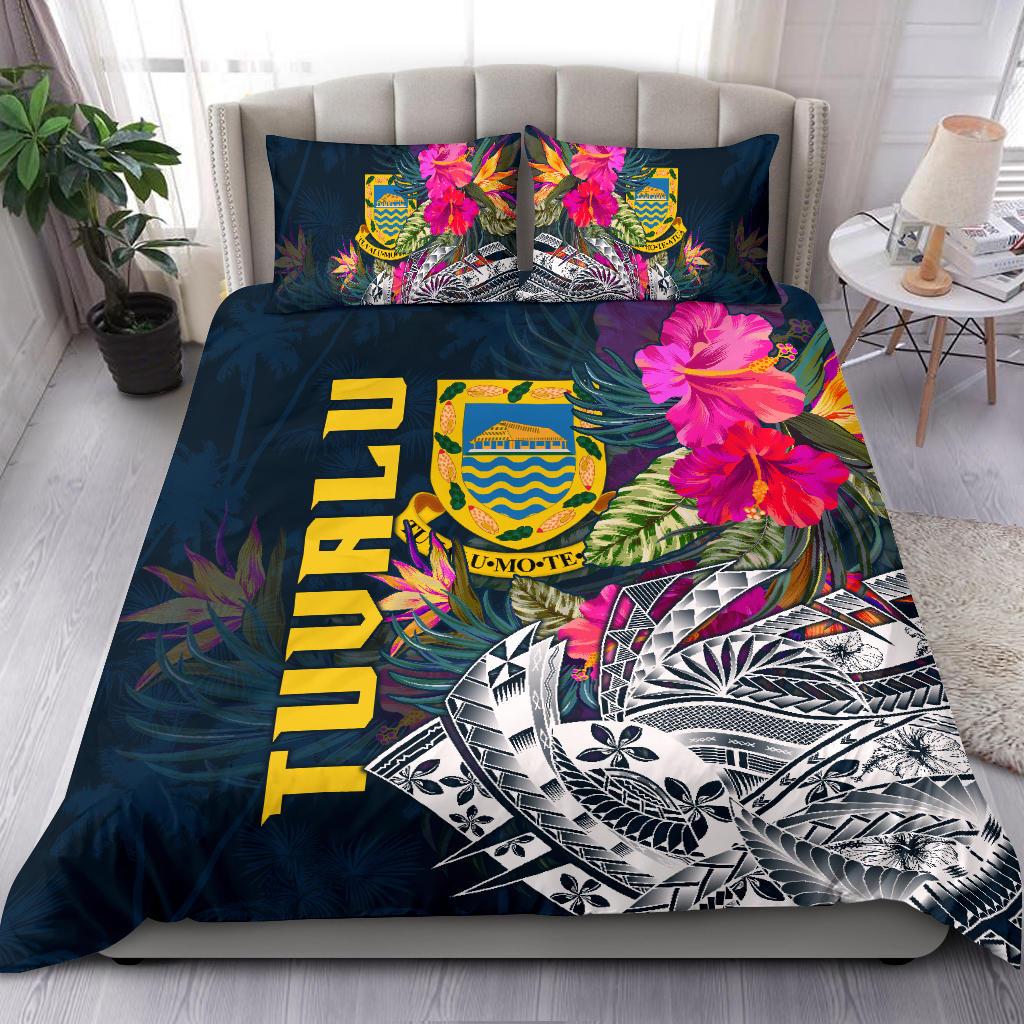 Tuvalu Bedding Set - Summer Vibes Blue - Polynesian Pride