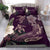 Hawaii Tropical Hibiscus Aumakua Personalized Bedding Set - Lucas Style - Purple - Polynesian Pride