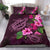 Hawaii Bedding Set - Hawaii Turtle Hibiscus Pink Simple Bedding Set - Polynesian Pride