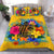 Federated States of Micronesia Polynesian Bedding Set - Turtle with Plumeria and Hibiscus - Polynesian Pride