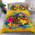 Tonga Polynesian Bedding Set - Turtle with Plumeria and Hibiscus - Polynesian Pride