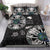 New Zealand Aotearoa Bedding Set, Maori Mangopare Paua Shell Black - Polynesian Pride