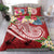 Polynesian American Samoa Bedding Set - Summer Plumeria (Red) - Polynesian Pride