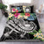 Polynesian Samoa Bedding Set - Summer Plumeria (Black) - Polynesian Pride