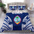 Polynesian Bedding Set - Guam Duvet Cover Set - Pattern With Seal Blue Version Blue - Polynesian Pride