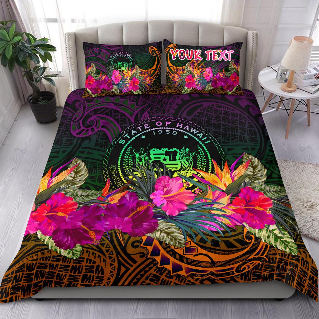 Polynesian Hawaii Personalised Bedding Set - Summer Hibiscus - Polynesian Pride