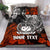 Samoa Polynesian Personalised Bedding Set - Vintage Polynesian Style Black - Polynesian Pride