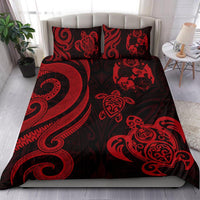 Tonga Polynesian Bedding Set - Red Tentacle Turtle - Polynesian Pride