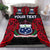 Samoa Polynesian Custom Personalised Bedding Set - Samoan Spirit Black - Polynesian Pride