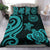 Tahiti Polynesian Bedding Set - Turquoise Tentacle Turtle - Polynesian Pride