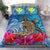 Hawaii Bedding Set - Hawaii Sea Turtle Hibiscus Coconut Tree Bedding Set - Polynesian Pride