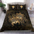 Hawaii Bedding Set - Turtle Strong Pattern Hibiscus Plumeria Gold AH - Polynesian Pride