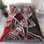 American Samoa Bedding Set - Tribal Flower Special Pattern Red Color - Polynesian Pride