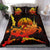 Tahiti Polynesian Bedding Set - Swordfish With Hibiscus Back - Polynesian Pride