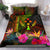 Kosrae Polynesian Personalised Bedding Set - Hibiscus and Banana Leaves Reggae - Polynesian Pride