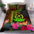 Vanuatu Polynesian Bedding Set - Hibiscus and Banana Leaves Reggae - Polynesian Pride