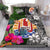 Tahiti Bedding Set - Turtle Plumeria Banana Leaf - Polynesian Pride